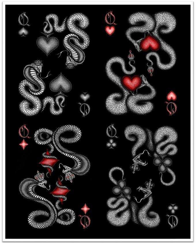 PlayingCardDecks.com-Stardust Black Playing Cards NPCC