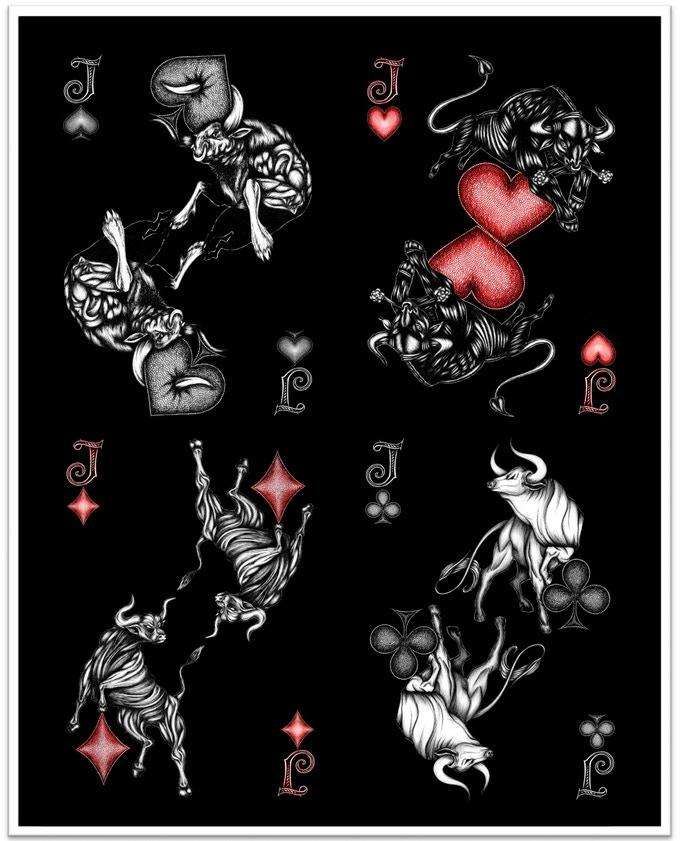 PlayingCardDecks.com-Stardust Black Playing Cards NPCC