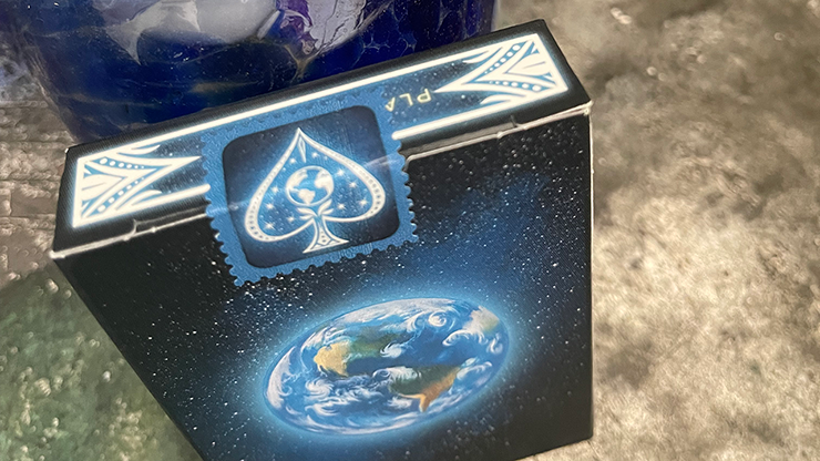 PlayingCardDecks.com-Starlight Earth Glow Bicycle Playing Cards