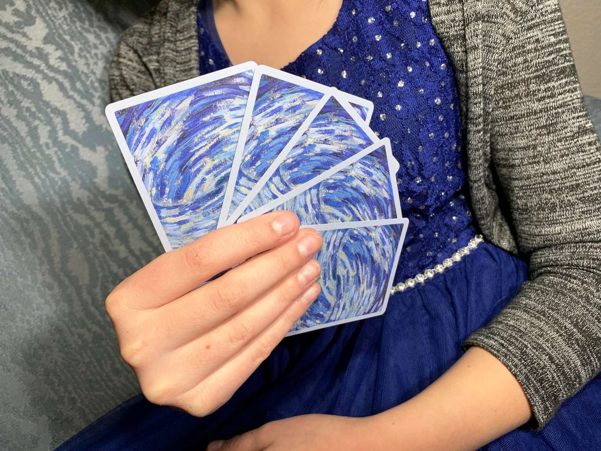 PlayingCardDecks.com-Starry Night Puzzle Playing Cards USPCC