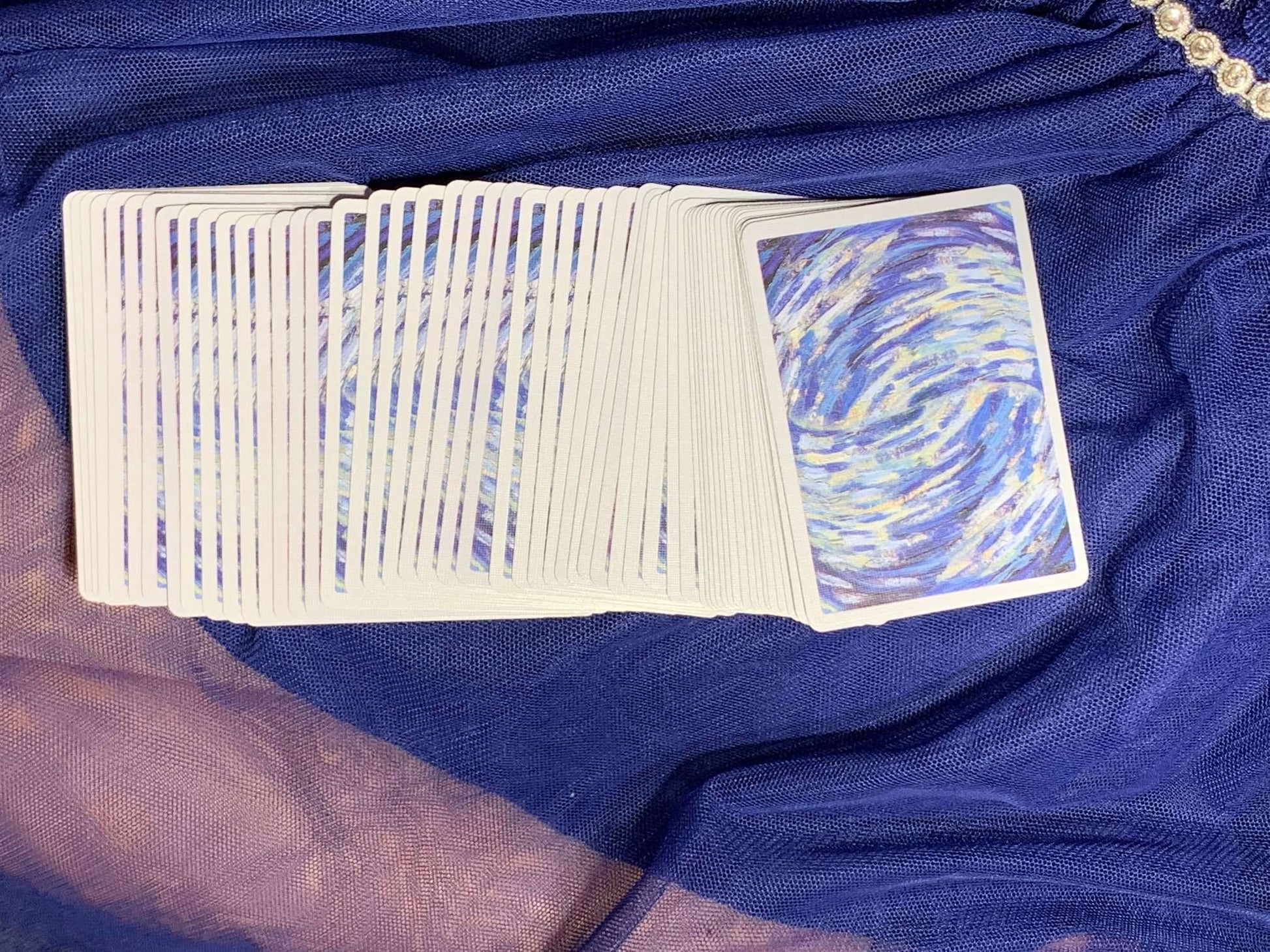 PlayingCardDecks.com-Starry Night Puzzle Playing Cards USPCC