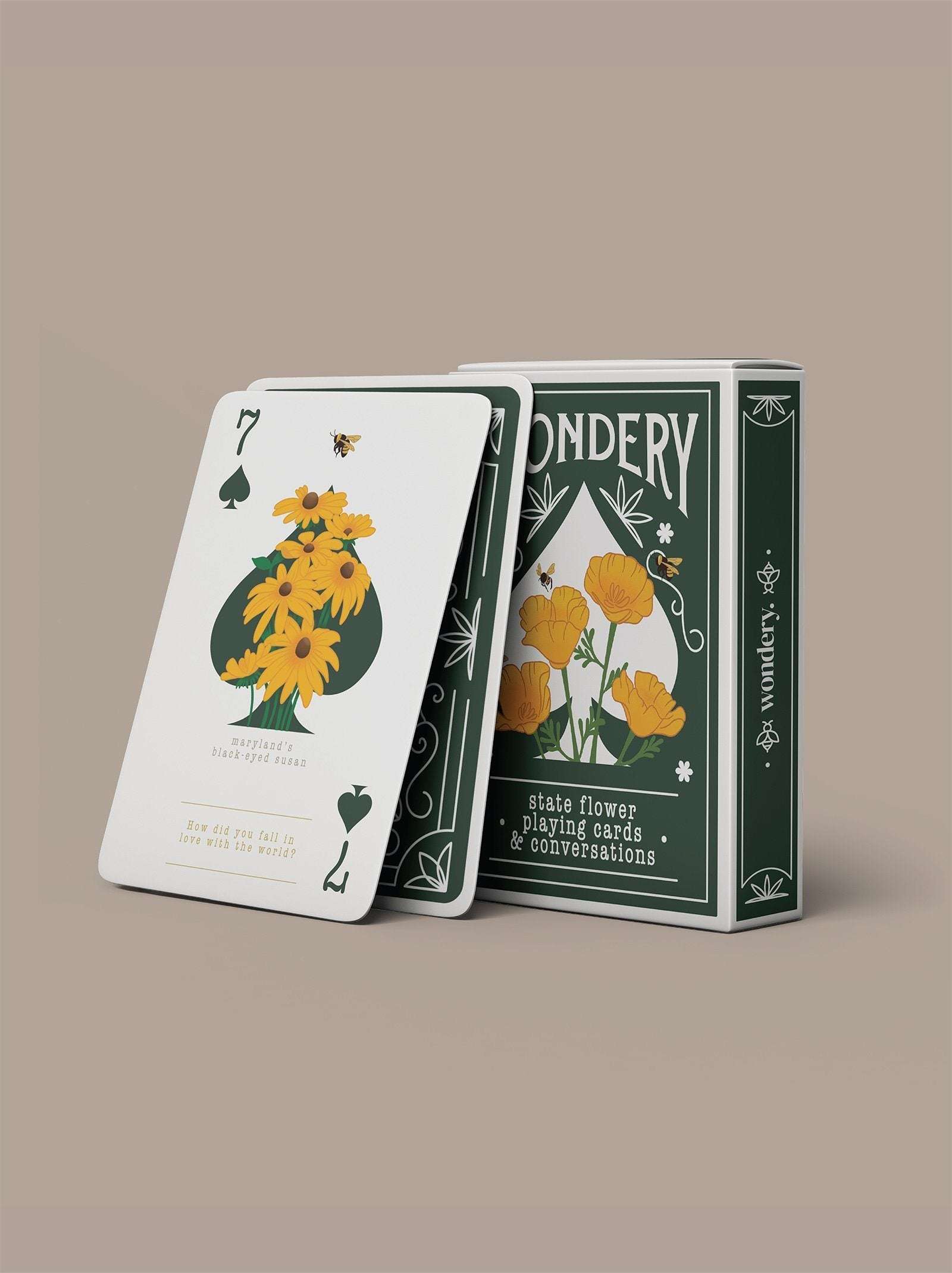 PlayingCardDecks.com-State Flower Playing Cards