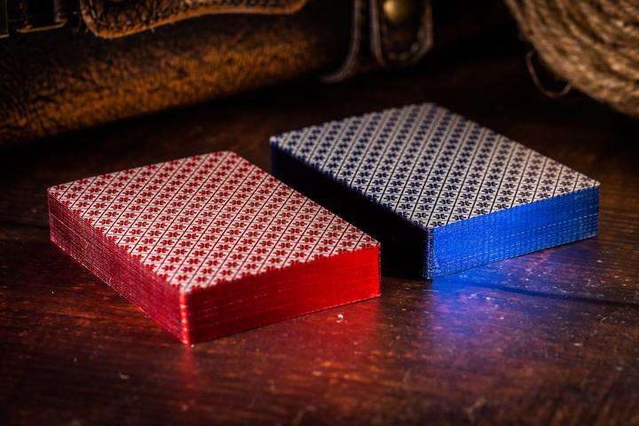PlayingCardDecks.com-Steamboat Gilded 2 Deck Set USPCC
