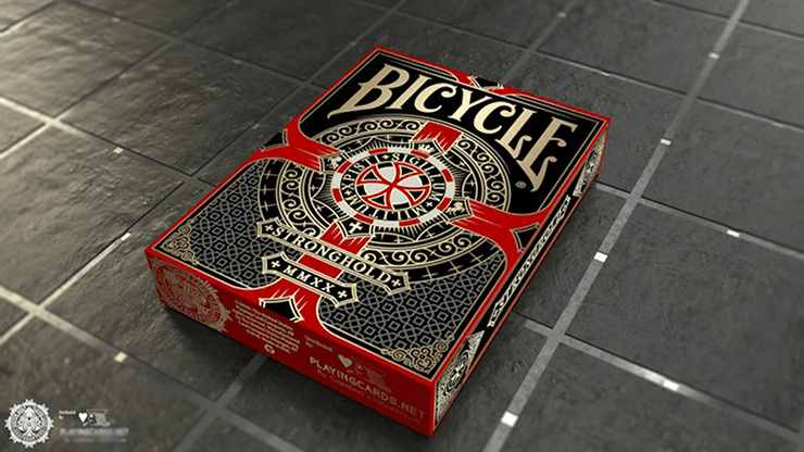 PlayingCardDecks.com-Stronghold Crimson Bicycle Playing Cards