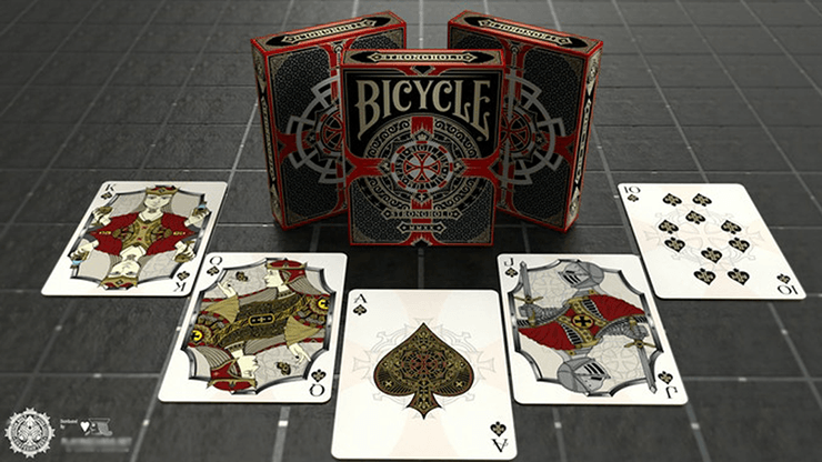 PlayingCardDecks.com-Stronghold Crimson Bicycle Playing Cards