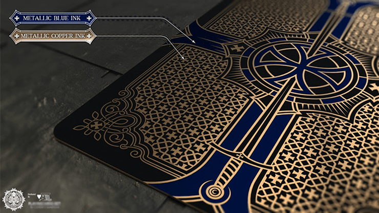 PlayingCardDecks.com-Stronghold Sapphire Special Edition Playing Cards USPCC