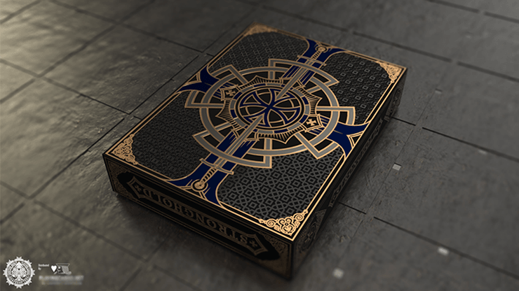 PlayingCardDecks.com-Stronghold Sapphire Special Edition Playing Cards USPCC