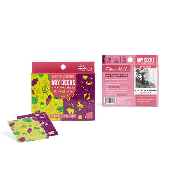 PlayingCardDecks.com-Succulent Skies Plastic Playing Cards 2 Deck Set