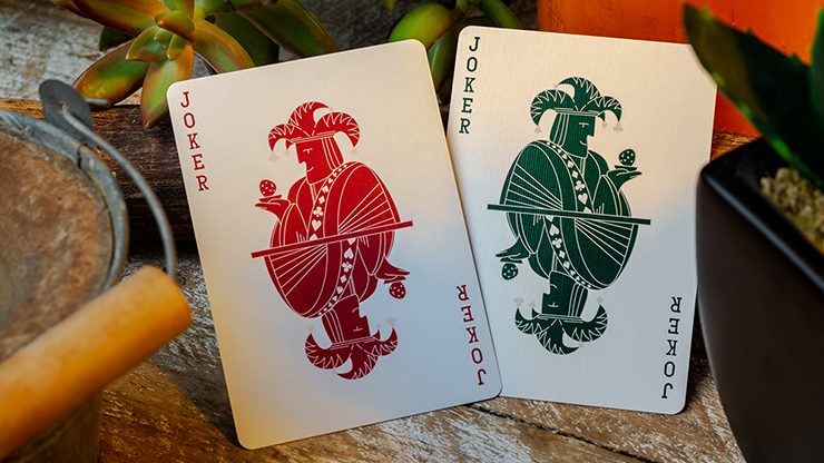 PlayingCardDecks.com-Succulents Gilded Playing Cards USPCC