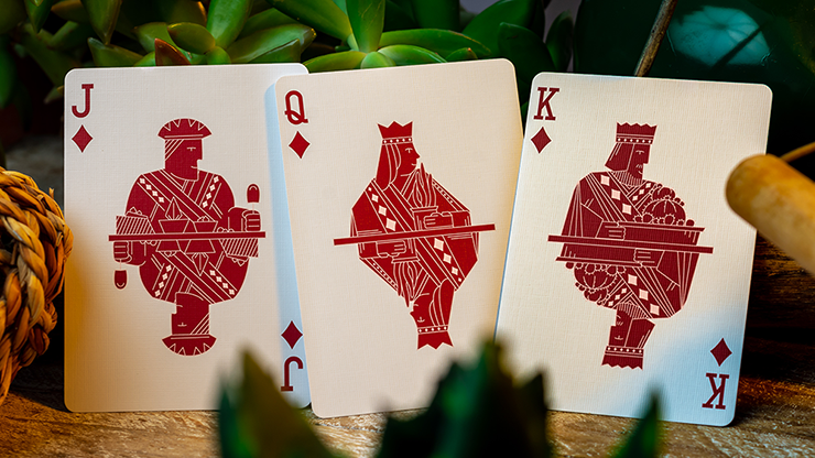 PlayingCardDecks.com-Succulents Gilded Playing Cards USPCC