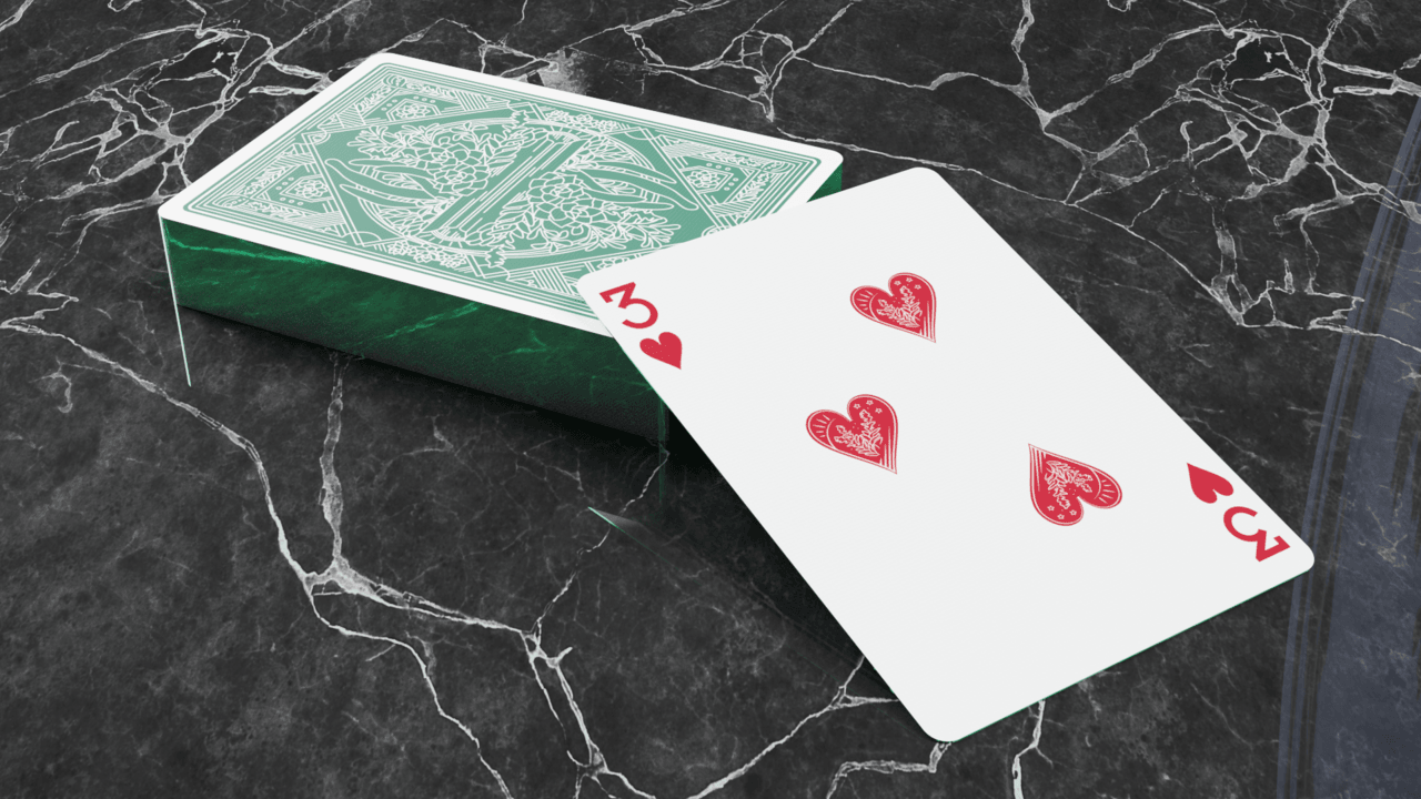 PlayingCardDecks.com-Succulents Gilded Playing Cards USPCC