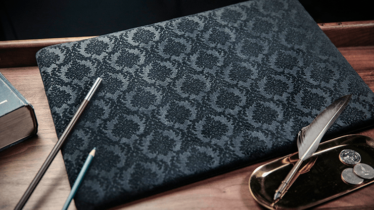 PlayingCardDecks.com-Suede Leather Luxury Large Close-Up Pad: Black