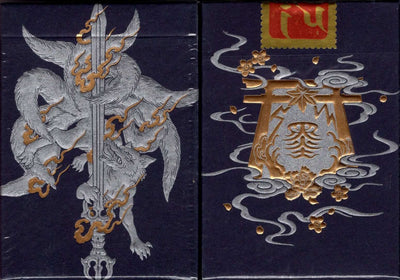 PlayingCardDecks.com-Sumi Kitsune Myth Maker (Craft Tuck) Playing Cards USPCC