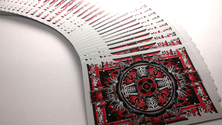 PlayingCardDecks.com-Sumi Kitsune Tale Teller (Craft Tuck) Playing Cards USPCC