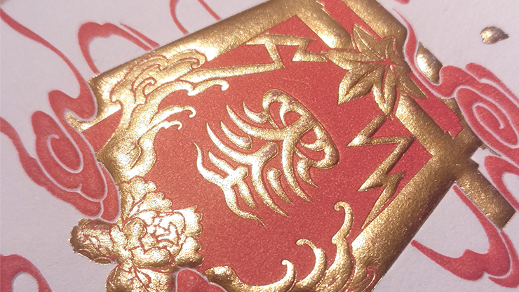 PlayingCardDecks.com-Sumi Kitsune Tale Teller (Craft Tuck) Playing Cards USPCC