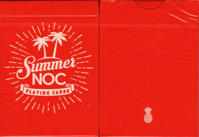 PlayingCardDecks.com-Summer NOC Pro Sunset Orange Marked Playing Cards USPCC