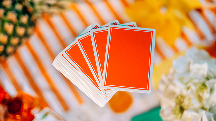 PlayingCardDecks.com-Summer NOC Pro Sunset Orange Marked Playing Cards USPCC