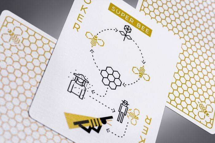 PlayingCardDecks.com-Super Bees v2 Playing Cards Cartamundi