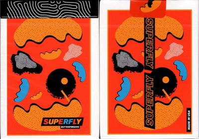 PlayingCardDecks.com-Superfly Butterfingers Red Playing Cards USPCC