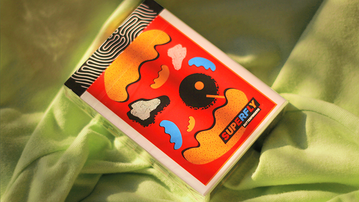 PlayingCardDecks.com-Superfly Butterfingers Red Playing Cards USPCC