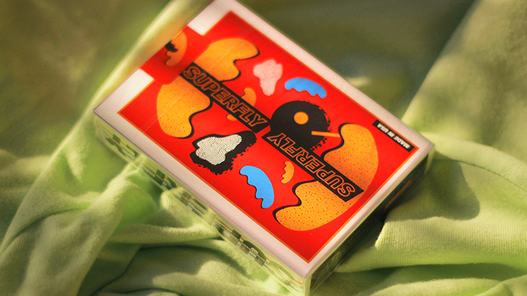 PlayingCardDecks.com-Superfly Butterfingers Red Playing Cards USPCC