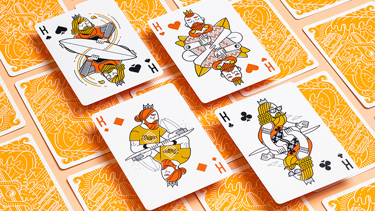PlayingCardDecks.com-Surfboard v2 Marked Playing Cards USPCC