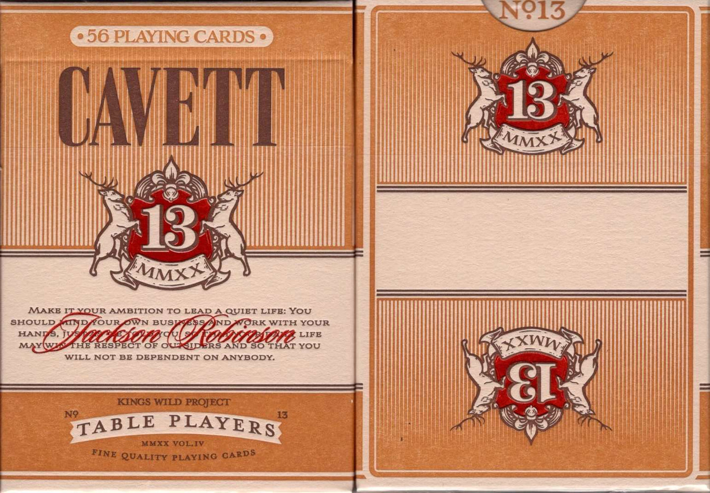 PlayingCardDecks.com-Table Players No. 13 v4 Cavett Playing Cards USPCC