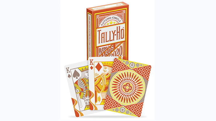 PlayingCardDecks.com-Tally-Ho Autumn Circle Cardistry Playing Cards