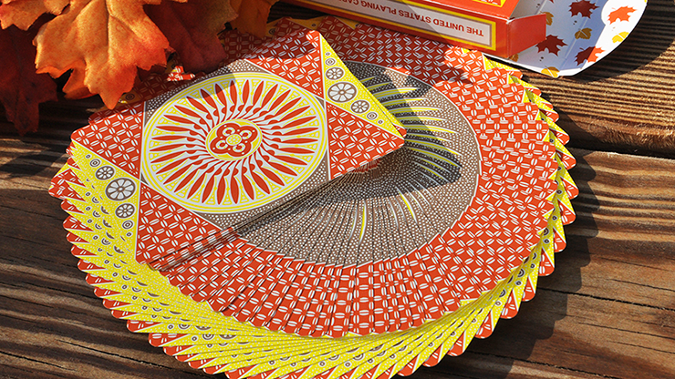 PlayingCardDecks.com-Tally-Ho Autumn Circle Cardistry Playing Cards