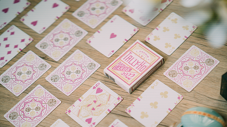 PlayingCardDecks.com-Tally-Ho Orchid Playing Cards