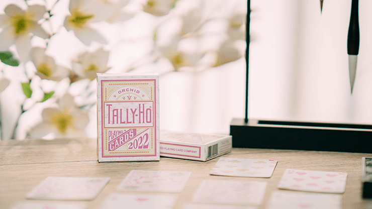 PlayingCardDecks.com-Tally-Ho Orchid Playing Cards