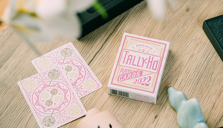 PlayingCardDecks.com-Tally-Ho Orchid Playing Cards