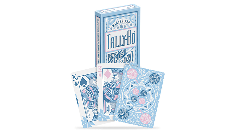 PlayingCardDecks.com-Tally-Ho Winter Fan Cardistry Playing Cards