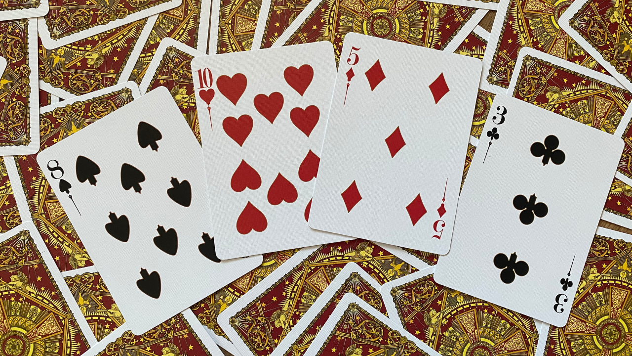 PlayingCardDecks.com-Testament Classic Antique Gold Gilded Playing Cards USPCC