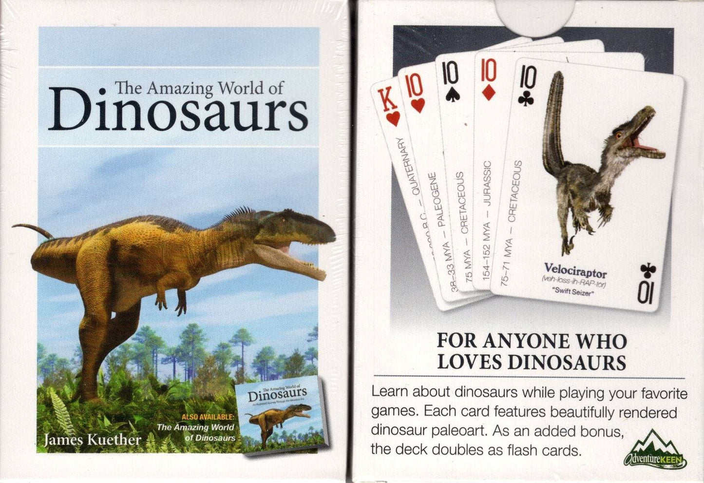 PlayingCardDecks.com-The Amazing World of Dinosaurs Playing Cards