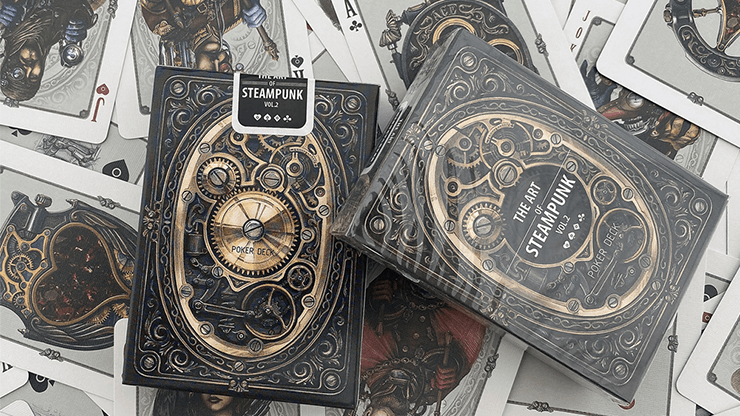 PlayingCardDecks.com-The Art of Steampunk v2 Playing Cards USPCC