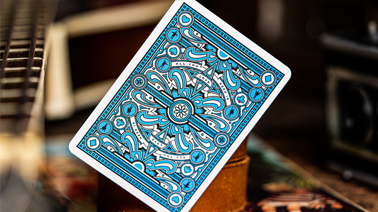 PlayingCardDecks.com-The Beatles Blue Playing Cards USPCC