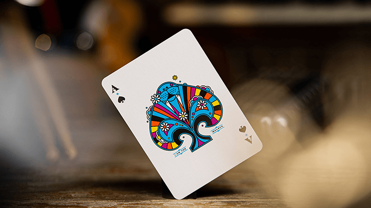 PlayingCardDecks.com-The Beatles Green Playing Cards USPCC