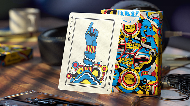 PlayingCardDecks.com-The Beatles Yellow Submarine Playing Cards USPCC