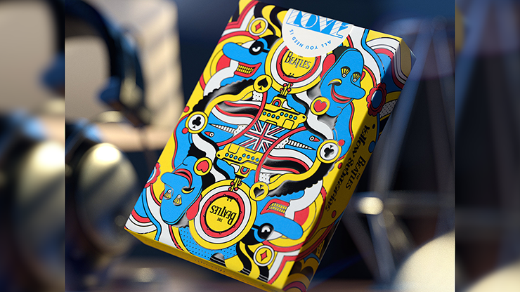PlayingCardDecks.com-The Beatles Yellow Submarine Playing Cards USPCC