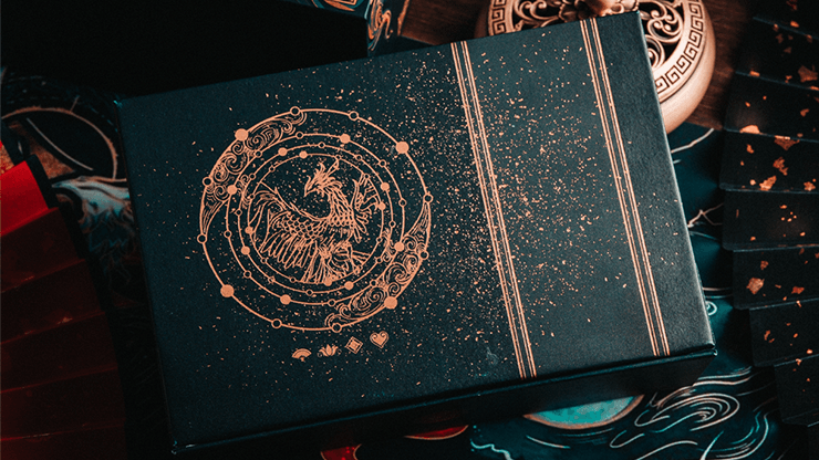 PlayingCardDecks.com-The Classic of Mountains & Rivers 2 Deck Set in Collector's Box