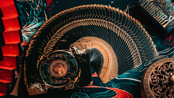 PlayingCardDecks.com-The Classic of Mountains & Rivers 2 Deck Set in Collector's Box