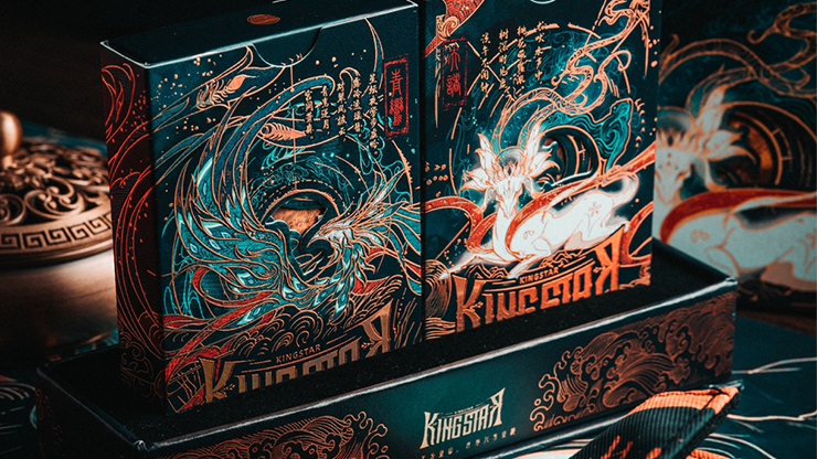 PlayingCardDecks.com-The Classic of Mountains & Rivers 2 Deck Set in Collector's Box