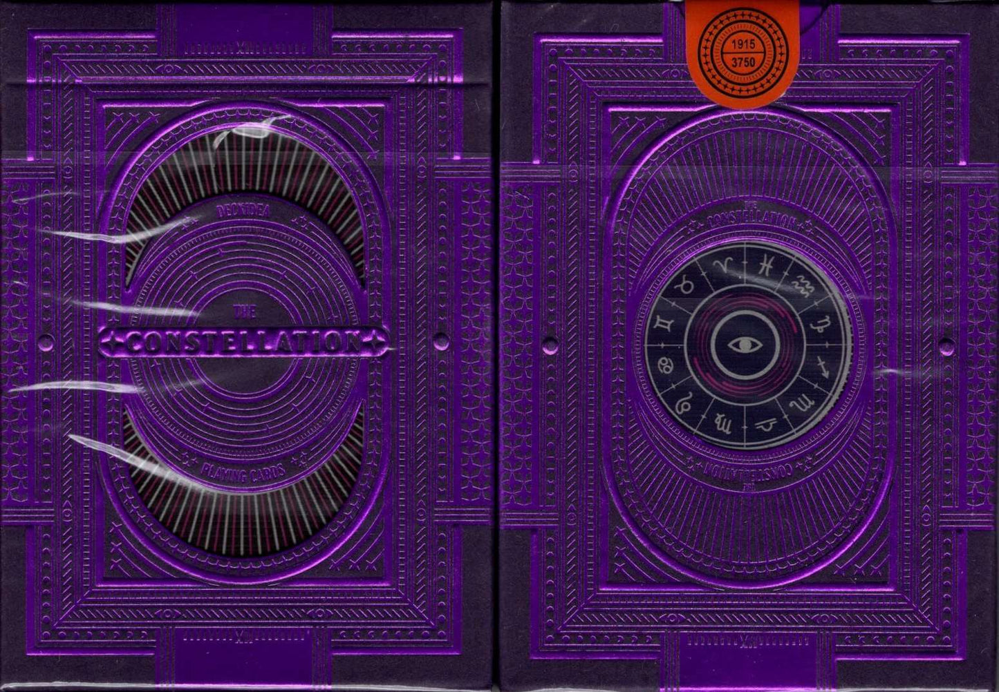 PlayingCardDecks.com-The Constellation Majestic Purple Playing Cards Cartamundi