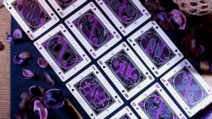 PlayingCardDecks.com-The Constellation Majestic Purple Playing Cards Cartamundi