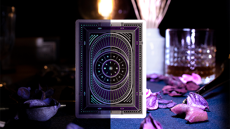 PlayingCardDecks.com-The Constellation Majestic Purple Playing Cards Cartamundi
