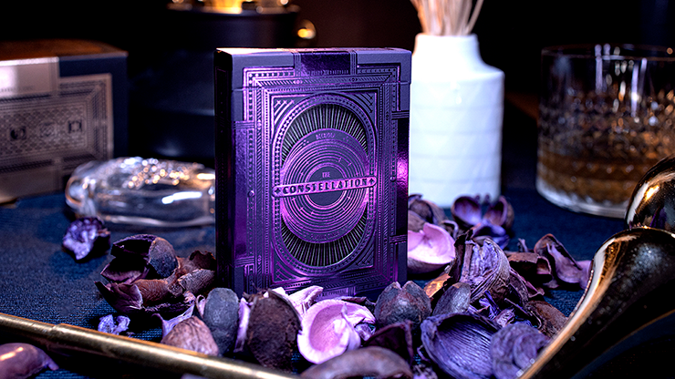PlayingCardDecks.com-The Constellation Majestic Purple Playing Cards Cartamundi
