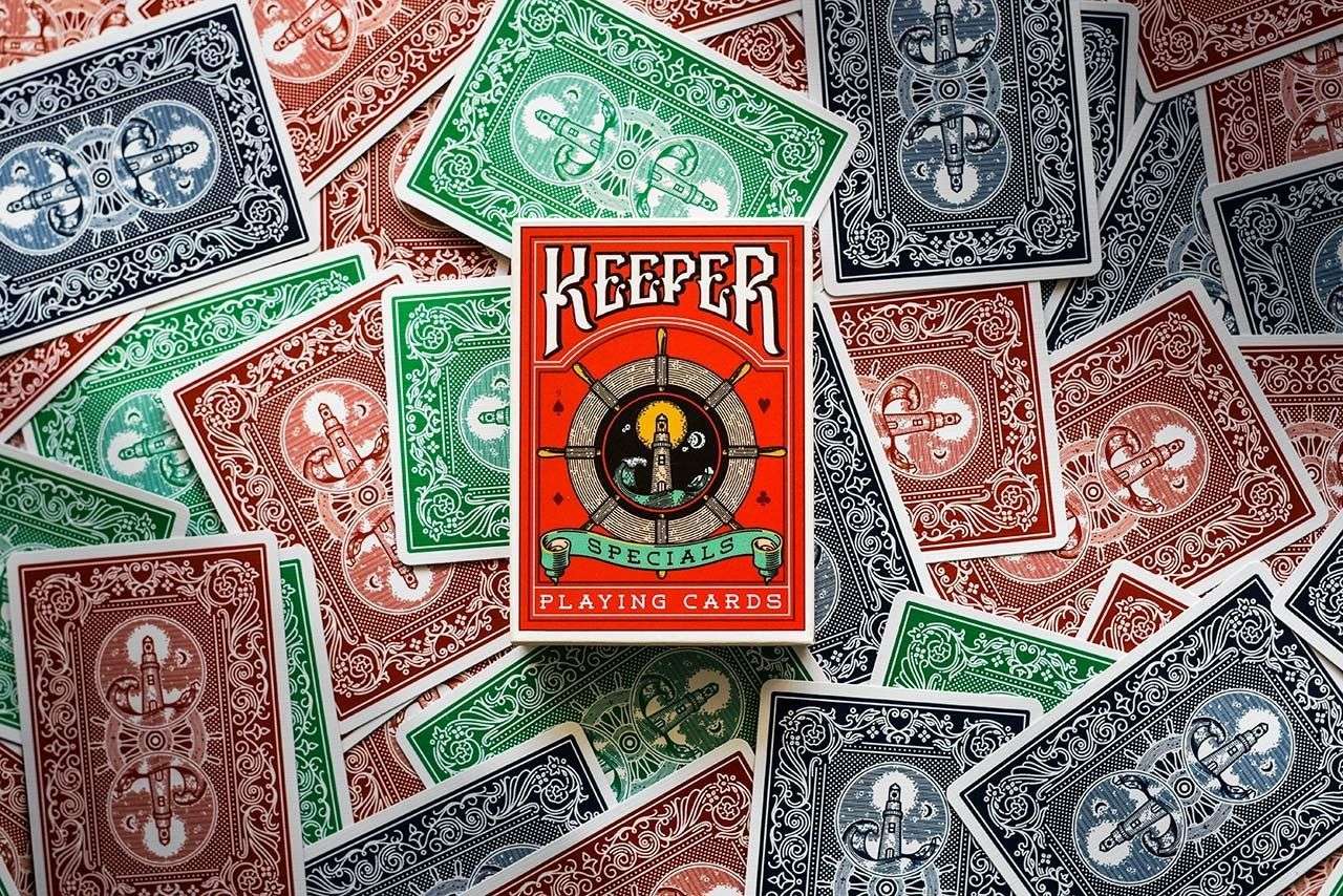 PlayingCardDecks.com-Keeper Double Back Gaff Playing Cards Cartamundi