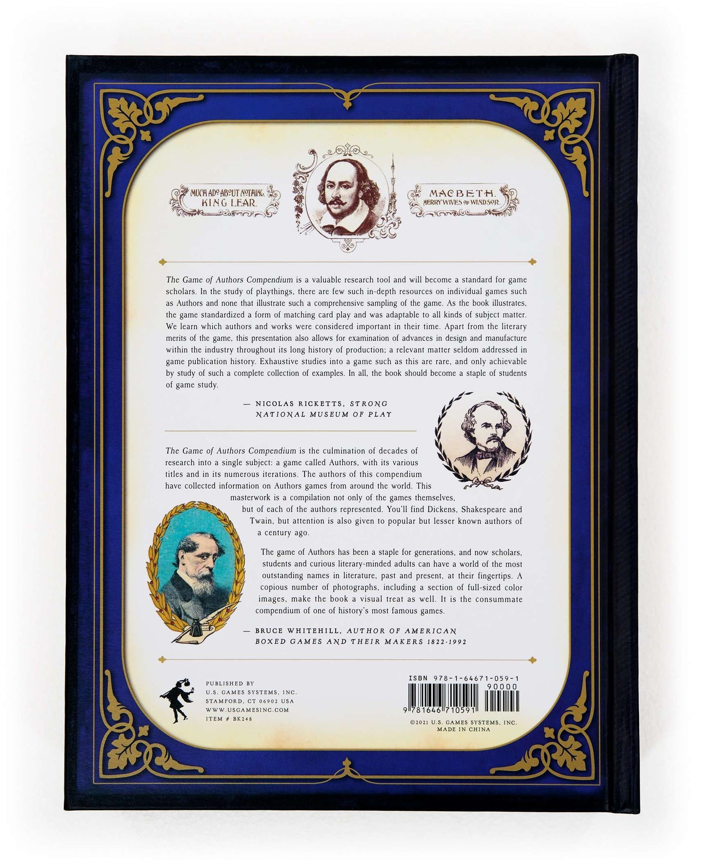 PlayingCardDecks.com-The Game of Authors Compendium Book USGS