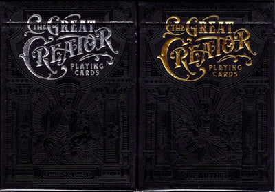 PlayingCardDecks.com-The Great Creator Foil Playing Cards 2 Deck Set TPCC